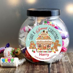 Gingerbread House Sweet Jar